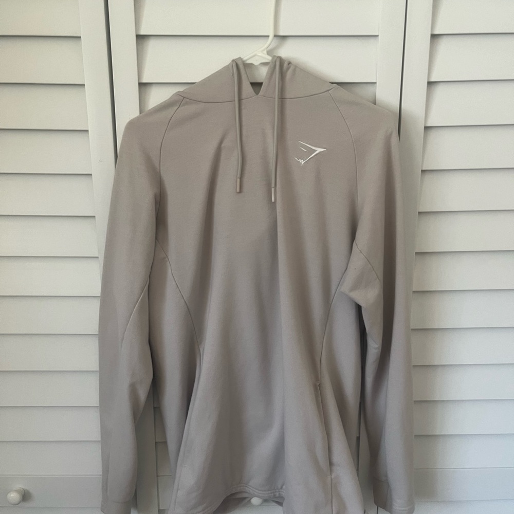 Gymshark critical hoodie size medium beige/tan color